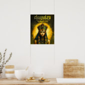 Cleopatra - De veroverde eer | Egyptische koningin Poster (Keuken)