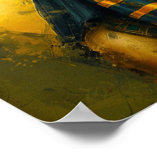 Cleopatra - De veroverde eer | Egyptische koningin Poster (Hoek)