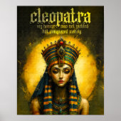 Cleopatra - De veroverde eer | Egyptische koningin Poster (Voorkant)