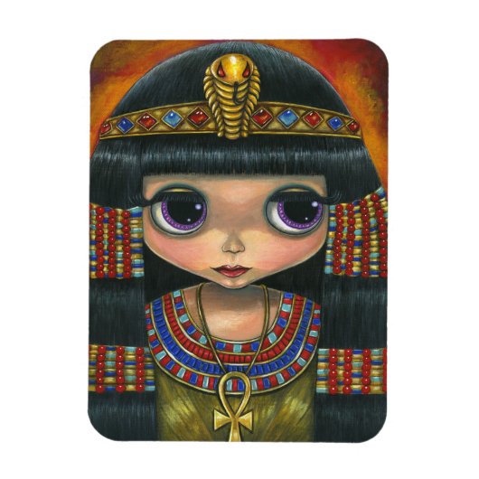 Cleopatra Doll Magnet Slang Hoofdtooi Leuk Magneet (Verticaal)