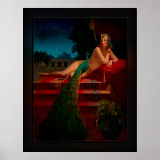 Cleopatra door Edward Mason Eggleston Poster (Voorkant)