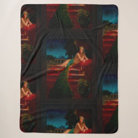 Cleopatra door Edward Mason Eggleston Sherpa Deken (Voorkant)