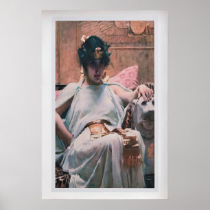 Cleopatra door John William Waterhouse  Vintage Fi Poster