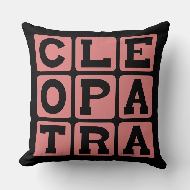 Cleopatra, Egyptische farao Kussen (Voorkant)