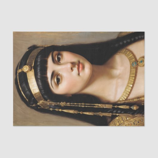 Cleopatra Egyptische farao Queen Art Tissuepapier (Voorkant)