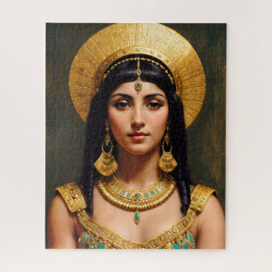 Cleopatra Egyptische Koningin Farao Art Legpuzzel
