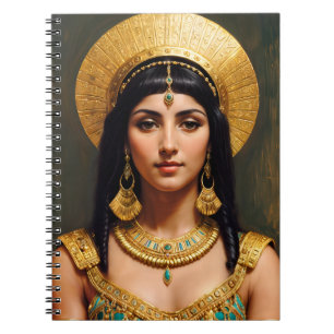 Cleopatra Egyptische Koningin Farao Art Notitieboek