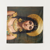 Cleopatra Egyptische koningin portretkunst Wandkleed (Voorkant (horizontaal))
