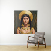 Cleopatra Egyptische koningin portretkunst Wandkleed (In situ)