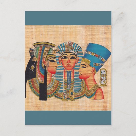 CLEOPATRA Egyptische koningin  stijl Briefkaart (Voorkant)