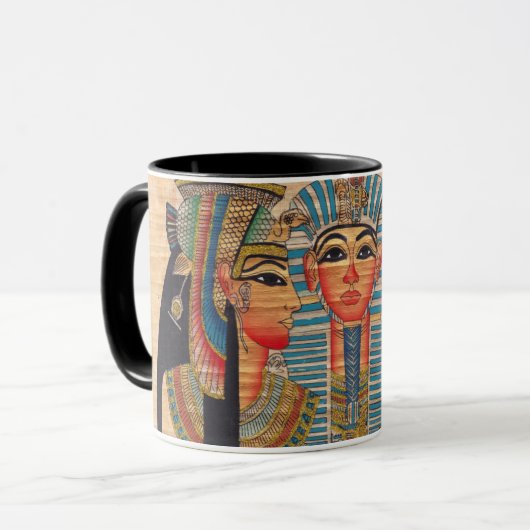 CLEOPATRA Egyptische koningin  stijl Mok (Voorkant links)