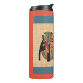 CLEOPATRA Egyptische koningin stijl Thermosbeker (Gedraaid links)