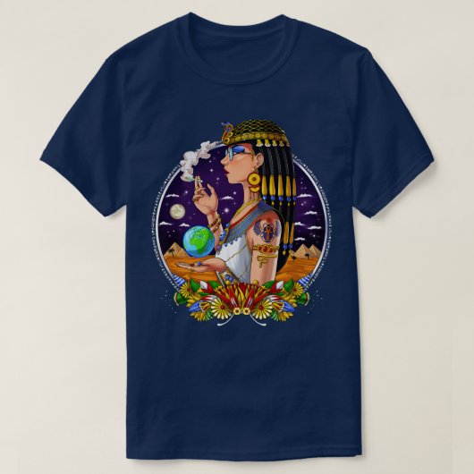 Cleopatra Egyptische koningin T-shirt (Design voorkant)
