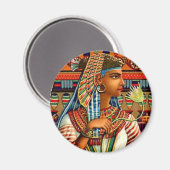  Cleopatra Egyptische Revival Art Design Magneet (Voorkant / Achterkant)