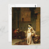 Cleopatra en Caesar Briefkaart (Voorkant / Achterkant)