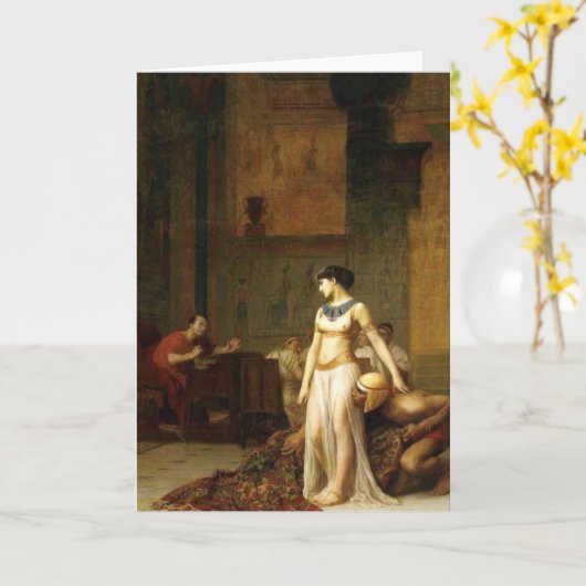 Cleopatra en Caesar Kaart (Gele Bloem)