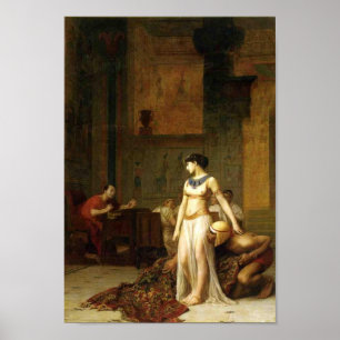 Cleopatra en Caesar Poster