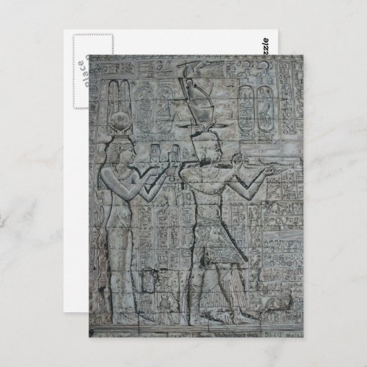 Cleopatra en Caesarion Briefkaart (Voorkant / Achterkant)