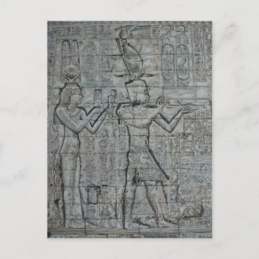 Cleopatra en Caesarion Briefkaart (Voorkant)