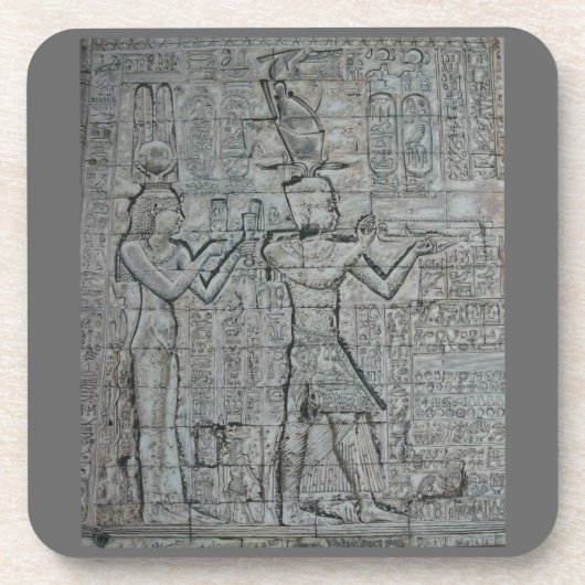 Cleopatra en Caesarion Onderzetter (Voorkant)