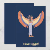 Cleopatra. Feestdagenkaart (Voorkant / Achterkant)