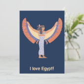 Cleopatra. Feestdagenkaart (Staand voorkant)