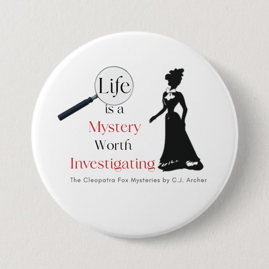 Cleopatra Fox Mysteries Pin Button Badge (Voorkant)