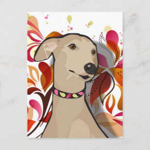 Cleopatra het Grafische Portret Greyhound Briefkaart