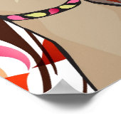 Cleopatra het Grafische Portret Greyhound Poster (Hoek)