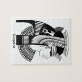 Cleopatra  illustratie legpuzzel (Horizontaal)