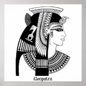 Cleopatra  illustratie poster (Voorkant)