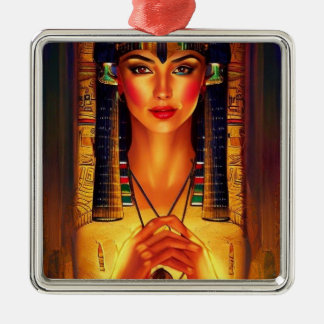 Cleopatra Kerstversiering Metalen Ornament