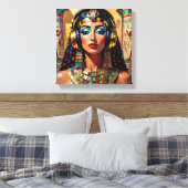 CLEOPATRA KONINGIN VAN DE NIJL 4 CANVAS AFDRUK (Insitu (Slaapkamer))