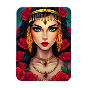 Cleopatra Koningin van Egypte in luxe pracht Magneet