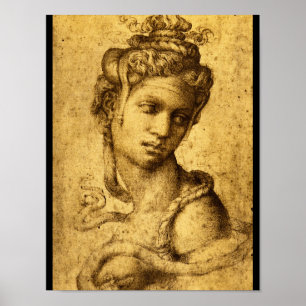 Cleopatra', Michelangelo_Studies van de Masters Poster