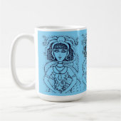 CLEOPATRA OCTOPUS ZEEMEERMIN, FANTASY GOTHIC SIREN KOFFIEMOK (Links)