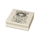 CLEOPATRA OCTOPUS ZEEMEERMIN, FANTASY GOTHIC SIREN RUBBERSTEMPEL (Stempel)