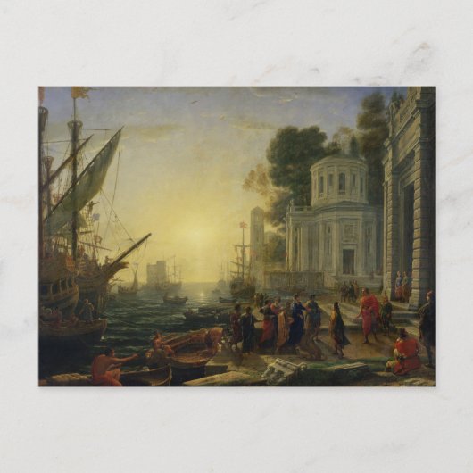 Cleopatra Ontschepen bij Tarsus, 1642 Briefkaart (Voorkant)