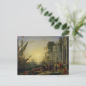 Cleopatra Ontschepen bij Tarsus, 1642 Briefkaart (Staand voorkant)