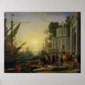 Cleopatra Ontschepen bij Tarsus, 1642 Poster (Voorkant)
