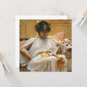 Cleopatra (oude Egyptische koningin) Kaart (Voorkant / Achterkant in situ)