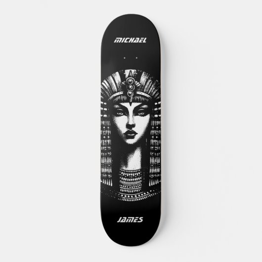 Cleopatra Personalized Persoonlijk Skateboard (Voorkant)