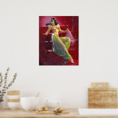 Cleopatra Pin Up Poster (Keuken)