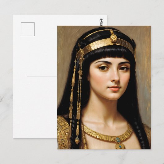 Cleopatra Portret Egyptische Koningin Briefkaart (Voorkant / Achterkant)