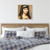 Cleopatra Portret Egyptische Koningin Kunst Canvas Afdruk (Insitu (Slaapkamer))