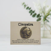 Cleopatra Queen of Egypt Briefkaart (Staand voorkant)