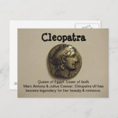 Cleopatra Queen of Egypt Briefkaart (Voorkant / Achterkant)