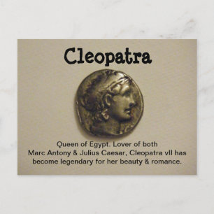 Cleopatra Queen of Egypt Briefkaart