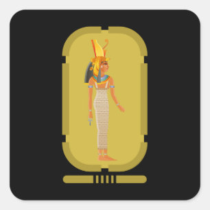 Cleopatra Square Sticker