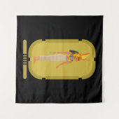 Cleopatra Tapestry Wandkleed (Voorkant (horizontaal))